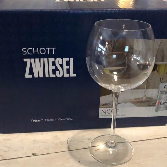 Schott Zwiesel Dining Set Of 6 New White Wine Glasses Made In